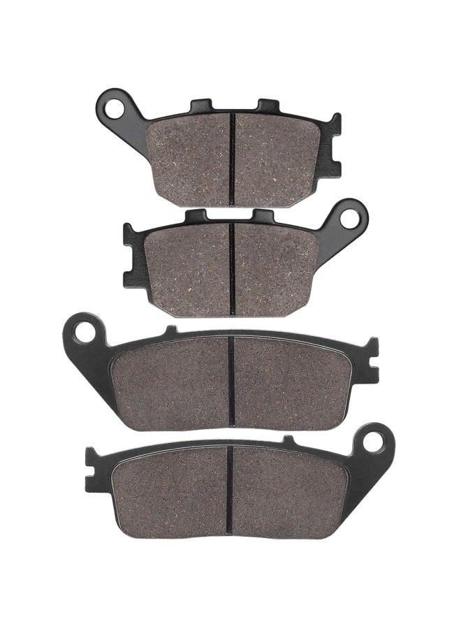 SOLLON Brake Pads Front and Rear for Honda VTX1300 VTX 1300 Retro/C/R/S 2003-2006, Shadow Sabre 1100 VT1100C2, Shadow 1100 VT1100 1995-2007, ACE 1100 VT1100T, VTX 1300S Retro/C/R/T 2003-2013 - Image 1