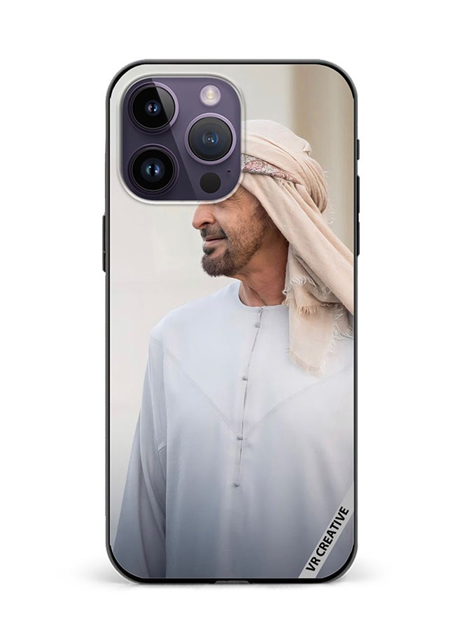 VR CREATIVE Protective Case Cover For Apple iPhone 15 Pro Sheikh Mohamed Bin Zayed Al Nahyan Design Multicolour - Image 1