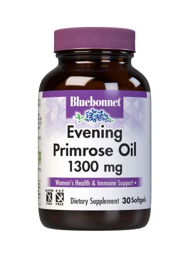 Bluebonnet Evening Primrose Oil Softgels, 1300 mg, 30 Count - Image 1