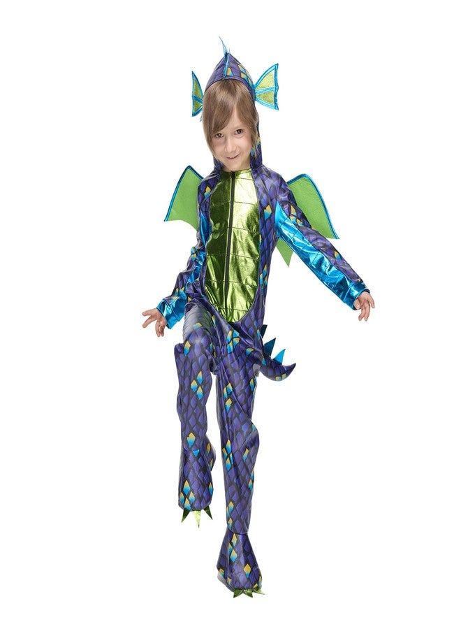 EraSpooky Kids Sea Dragon Costume Boys Dragon Wings and Tail Set for Halloween Dress Up - Image 4