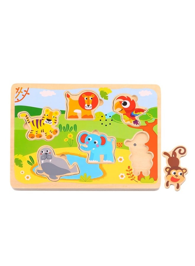 Tooky Toy Wooden Sound Puzzle - Animals - Image 1