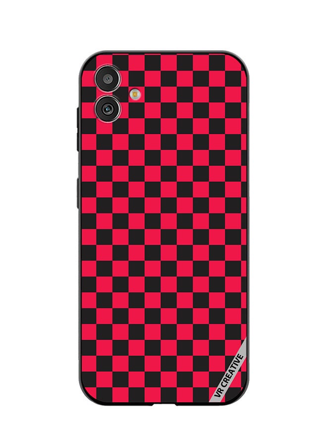 VR CREATIVE Protective Case Cover For Samsung Galaxy M13 5G Checkerboard Vector Seamless Pattern Design Multicolour - Image 1