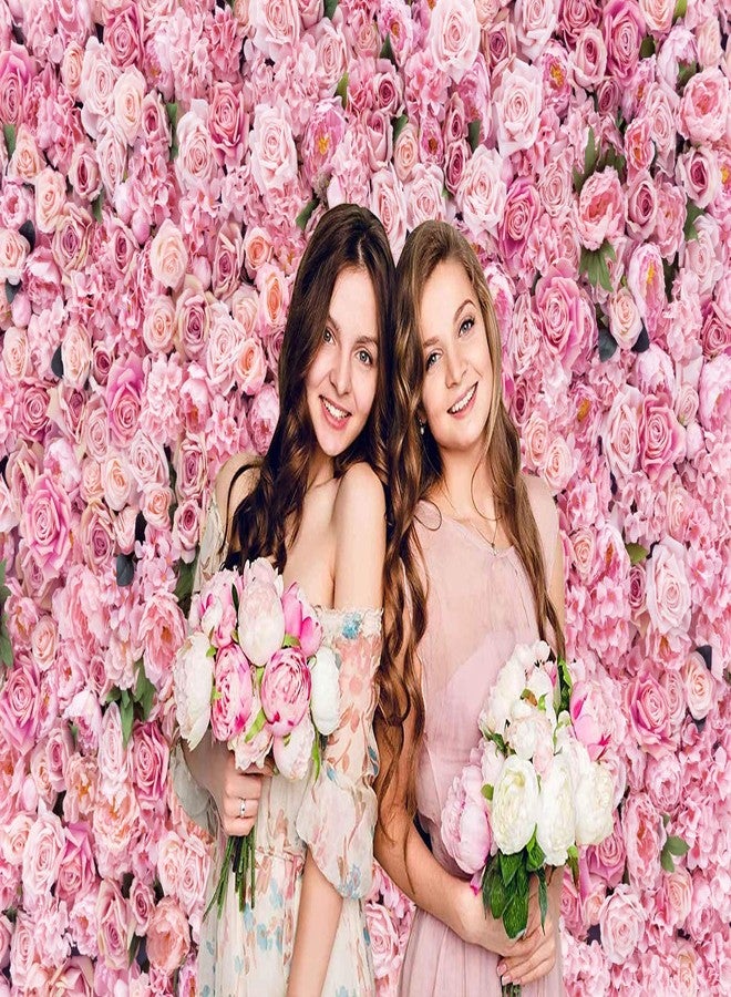 WOLADA Floral Backdrop for Photography Spring Flower Photography Backdrop Family Wedding Birthday Mother Day Party Backdrop Baby Adult Girl Portrait Banner Photographers Art Studio Prop 7x5ft 11990 - Image 4