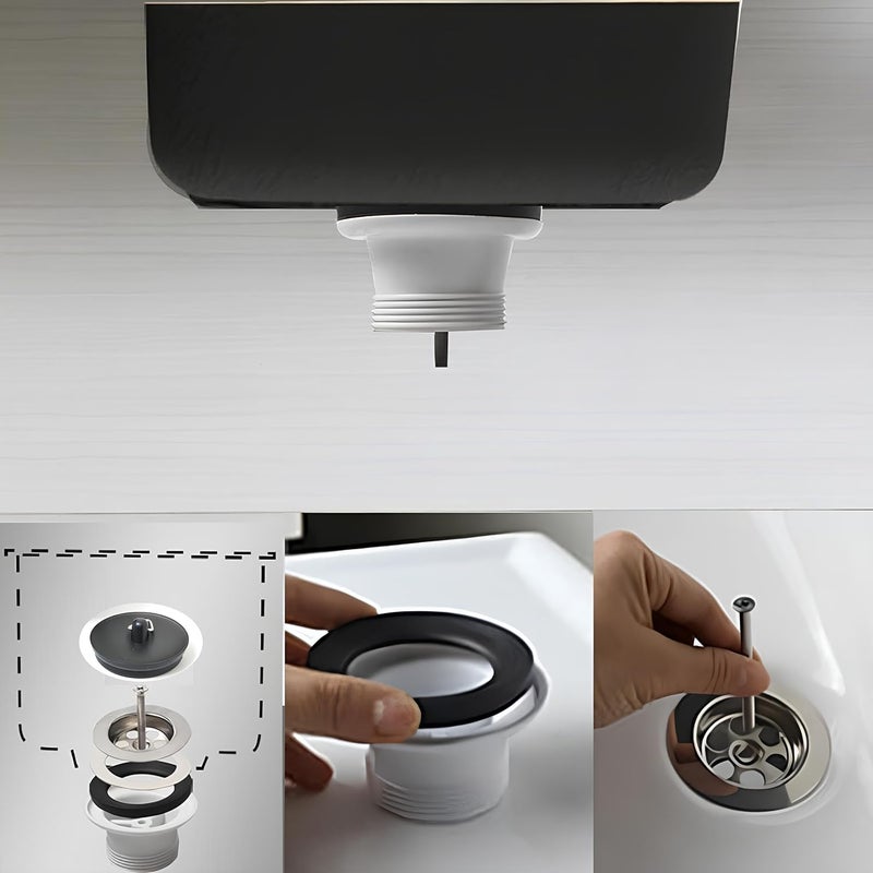 Royal Apex Kitchen Sink Waste Strainer & Silicone Plug Drain Stopper – Multi-Purpose Drain Cover for Bathroom, Bathtub, and Kitchen Sink (1 1/2 inch) - Image 4