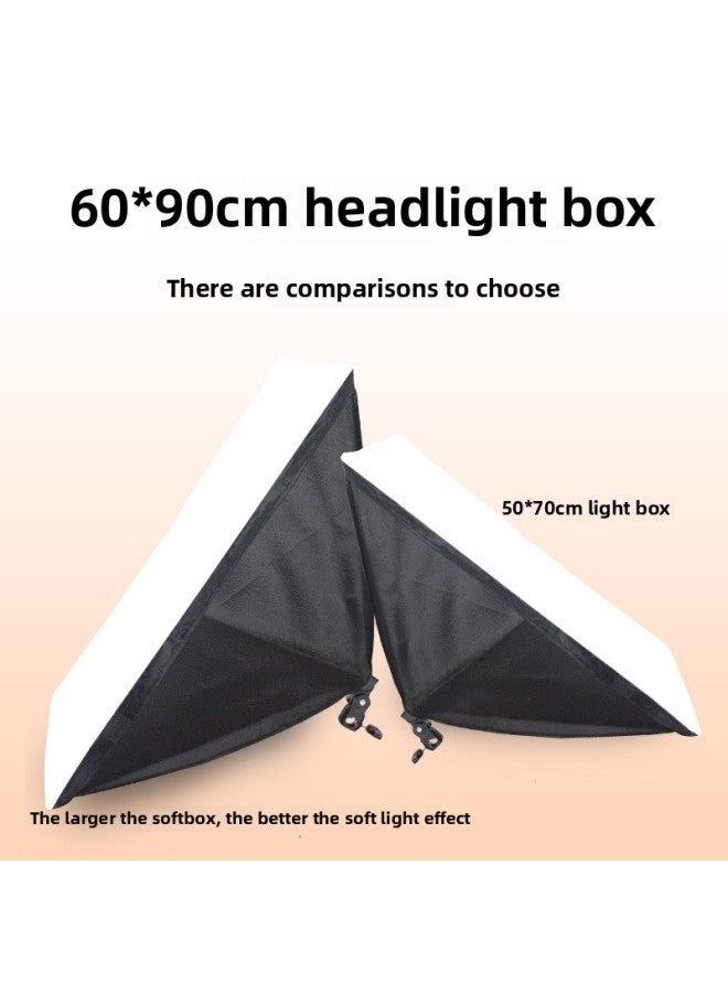Fill Light Shooting Light Studio Light Indoor Shooting 5-piece Light Box Clothing Portrait Photography Light Studio Suit-Light Source Color:Oblique Arm Frame  - Image 3