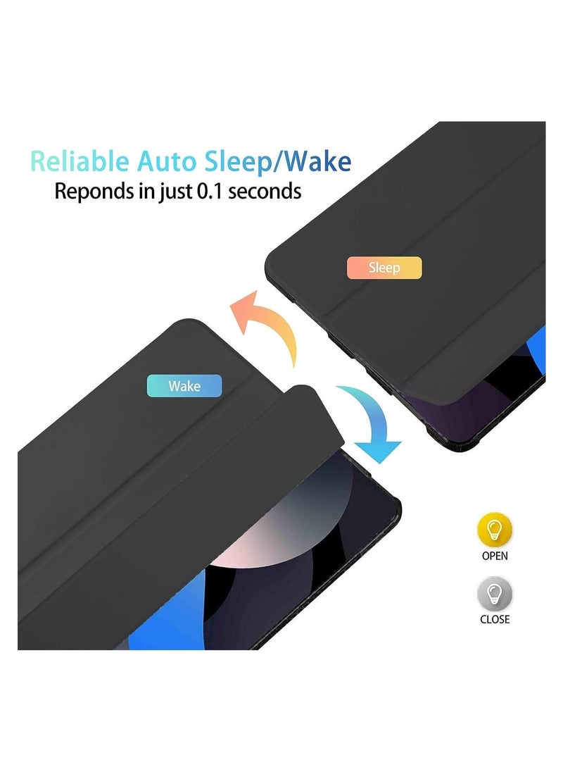 ELTRAZONE iPad Air 4 Case 2020, iPad Air 4th Generation Case with Pencil Holder [Full Body Protection + Apple 2nd Pencil Charging and Auto Wake/Sleep] Smart Stand Cover Case for iPad Air 4 10.9 (Black) - Image 3