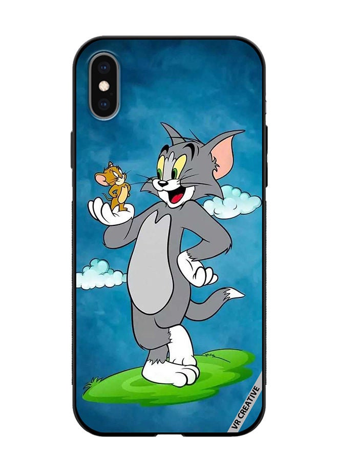 VR CREATIVE Protective Case Cover For Apple iPhone X/XS Tom And Jerry Design Multicolour - Image 1