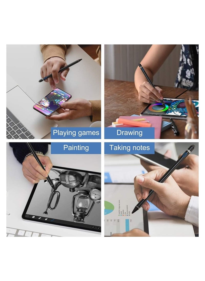 ELTRAZONE - Active Stylus Compatible with iOS&Android Touch Screen, Digital Pen for iPad, Cellphone&Tablet, Stylus Pen for iPad, iPad Pro/Air/Mini, iPhone, Capacitive Pencil for Handwriting&Drawing - Image 1