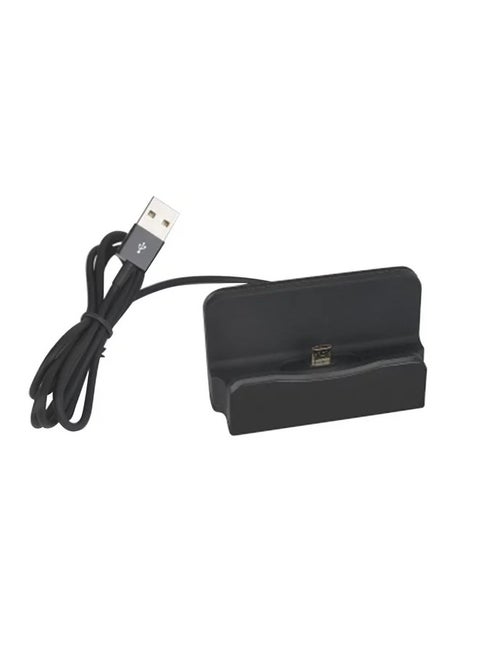 1M Micro USB Charger Stand, Desktop Charge and Sync Dock Station Charging Desk Cradle For Samsung, Huawei and All Other Android Cellphone (Black)
