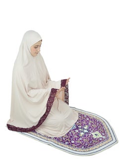 DAMAS COLLECTION Two Piece Islamic prayer dress women with Lace - Prayer Clothes for Women - Prayer Abaya For women - Jilbab 2 piece, Umrah essentials for women - Prayer set  - Image 3