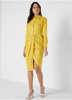 Button Detail Dress