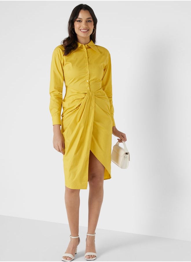 Jaded Rose - Button Detail Dress - Image 1