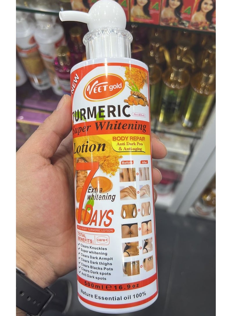 Veet gold Turmeric Super Whitening Body lotion 500g