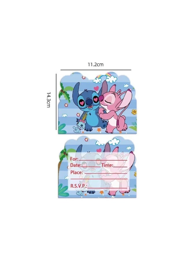 STITCH Boys and Girls Birthday Party Decoration Disposable Supplies Theme Set - Image 5