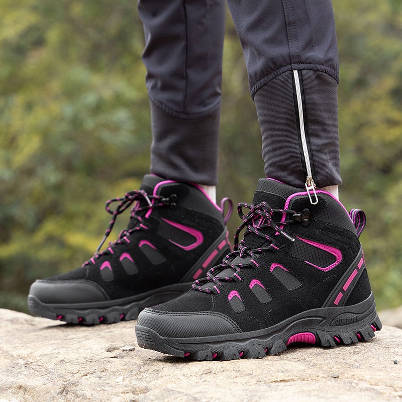 Hiking Shoes For Couples, Non-Slip Shoes, Breathable Outdoor Shoes, Hiking Boots, High-Top New Large Size Shoes - Image 3