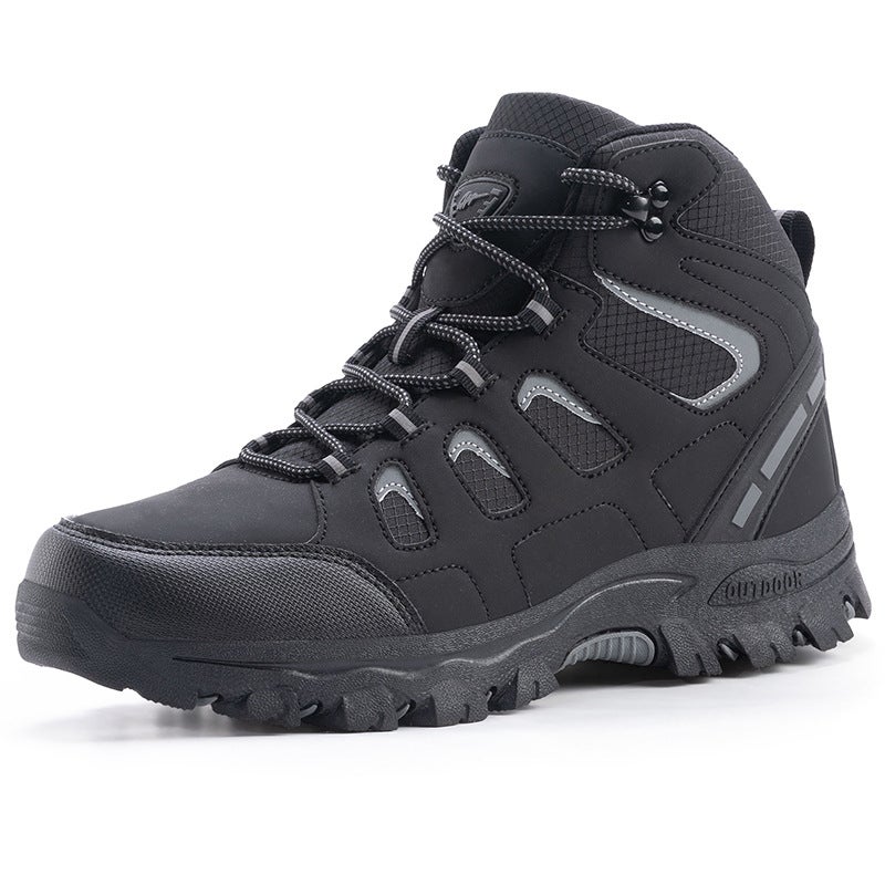 Hiking Shoes For Couples, Non-Slip Shoes, Breathable Outdoor Shoes, Hiking Boots, High-Top New Large Size Shoes - Image 1