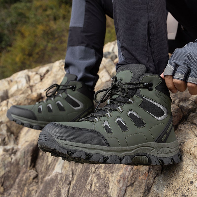 Hiking Shoes For Couples, Non-Slip Shoes, Breathable Outdoor Shoes, Hiking Boots, High-Top New Large Size Shoes - Image 5