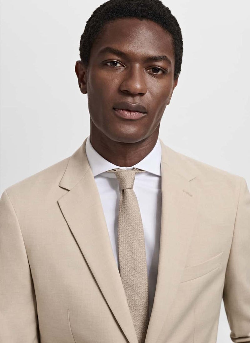 Mango Man Milan Slim-Fit Suit Jacket  - Image 4