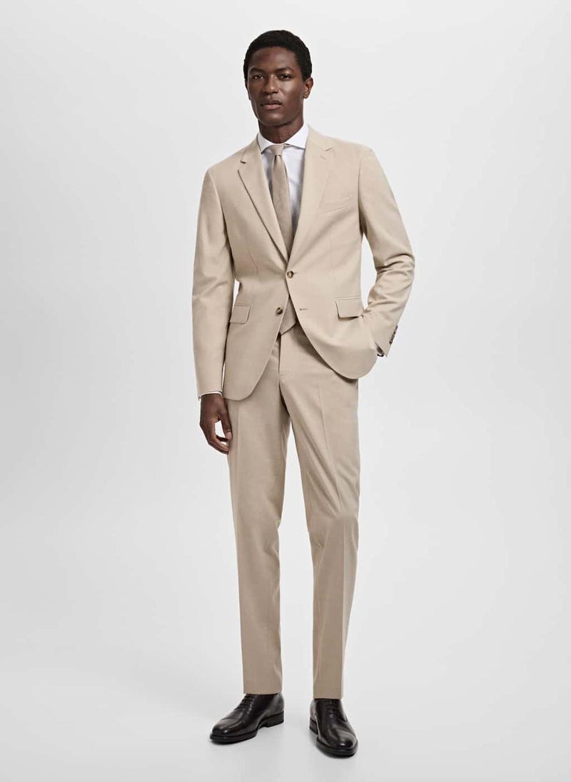 Mango Man Milan Slim-Fit Suit Jacket  - Image 5