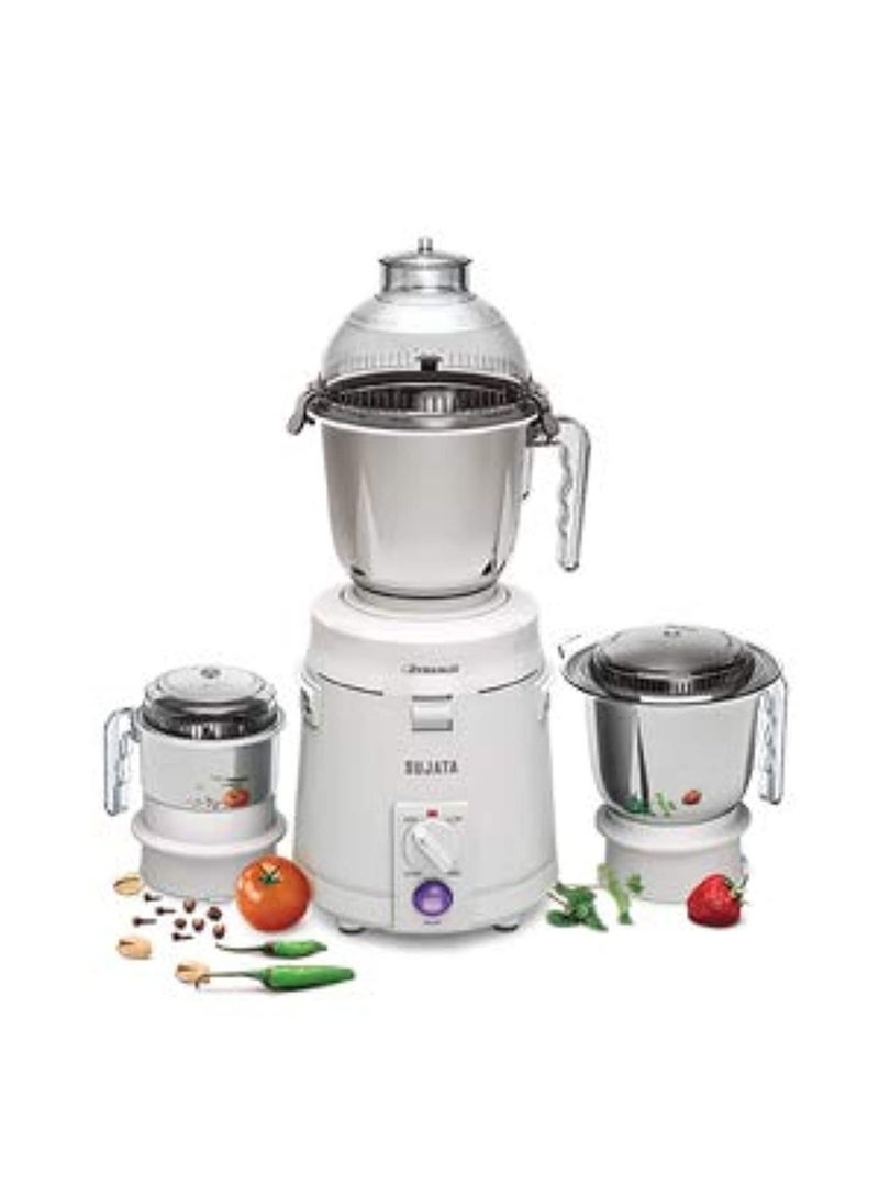 Sujata Dynamix 900 Watts Mixer Grinder | 22000 Rotations Per Min | 90 Minutes Continuous Running | 3 Versatile Jars 1500 ml, 1000 ml and 500 ml - Image 2