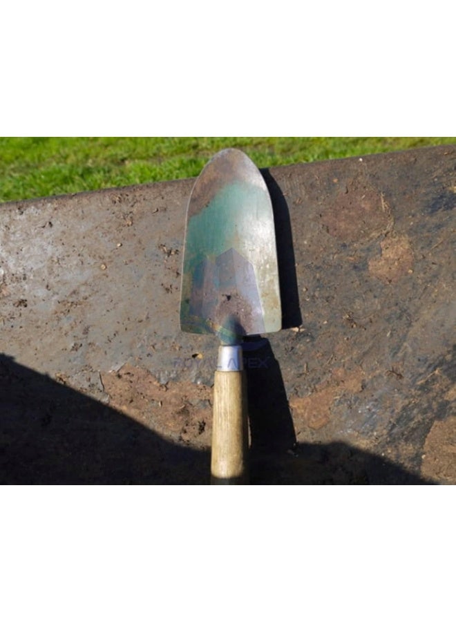 Biella Soil Scoop Garden Wooden Hand Shovel Tool Non-Slip Ergonomic Handle For Planting, Transplanting, Weeding, Moving And Smoothing Soil Etc - Image 4