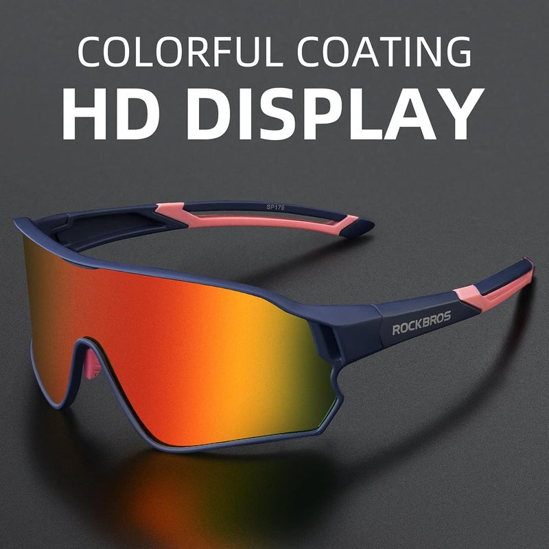 Rockbros Polarized Sunglasses UV Protection for Women Men Cycling Sunglasses - Image 3
