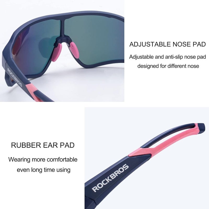 Rockbros Polarized Sunglasses UV Protection for Women Men Cycling Sunglasses - Image 4