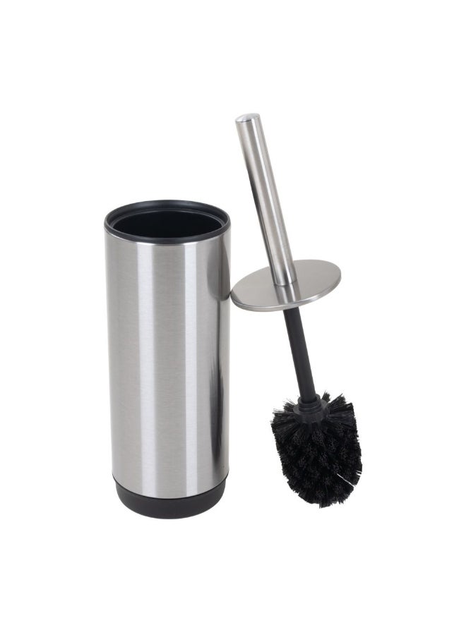 Zinnia Stainless Steel Toilet Brush with Holder - Image 2