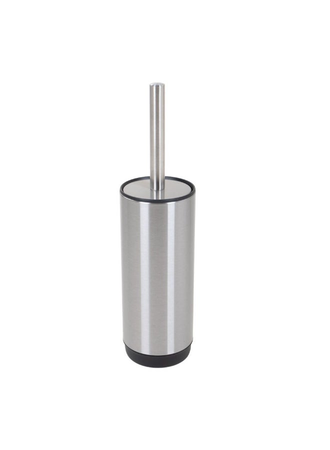 Zinnia Stainless Steel Toilet Brush with Holder - Image 1