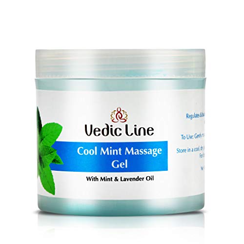 Vedic Line Vedicline Cool Mint Massage Gel Eliminate Dirt And Stimulates Skin Cells With Mint Oil, Lavender Oil, Shea Butter, Olive Oil, For Radiant Skin,100ml - Image 1