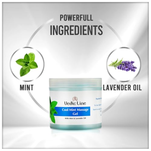Vedic Line Vedicline Cool Mint Massage Gel Eliminate Dirt And Stimulates Skin Cells With Mint Oil, Lavender Oil, Shea Butter, Olive Oil, For Radiant Skin,100ml - Image 2