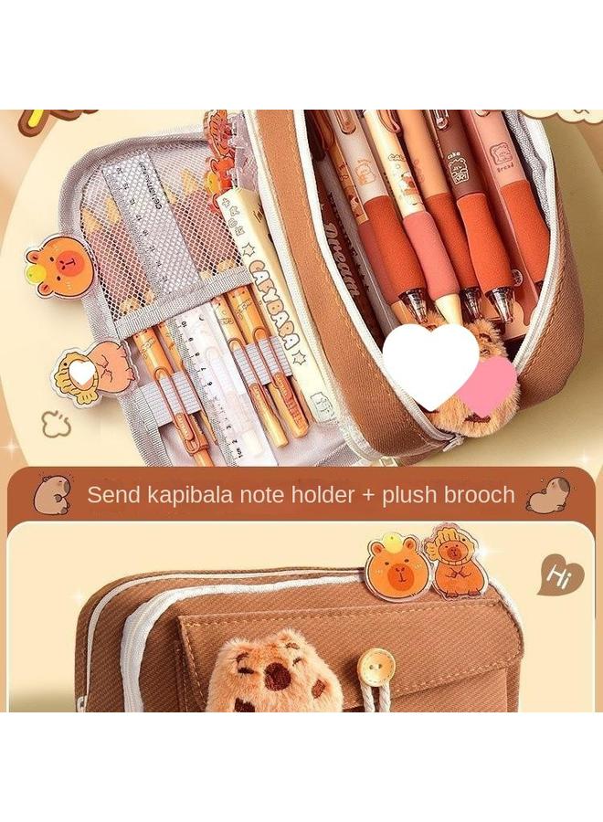 Bluejw Kabibala Capybara Stationery Suit Gift Bag Gift Box Hand Account Hand Account Gift Kabibala School Opening Gift Box - Image 5