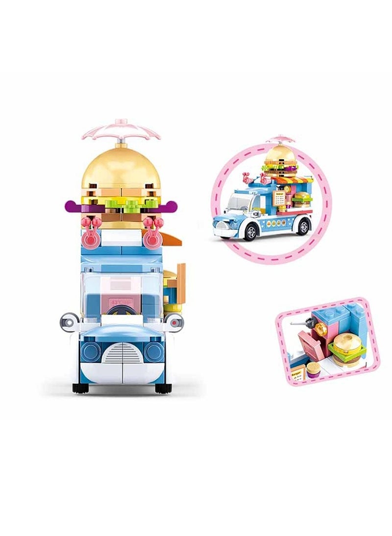 Sluban - Girls Dream Hamburger Car 154 Pieces - M38-B0993B - Image 1