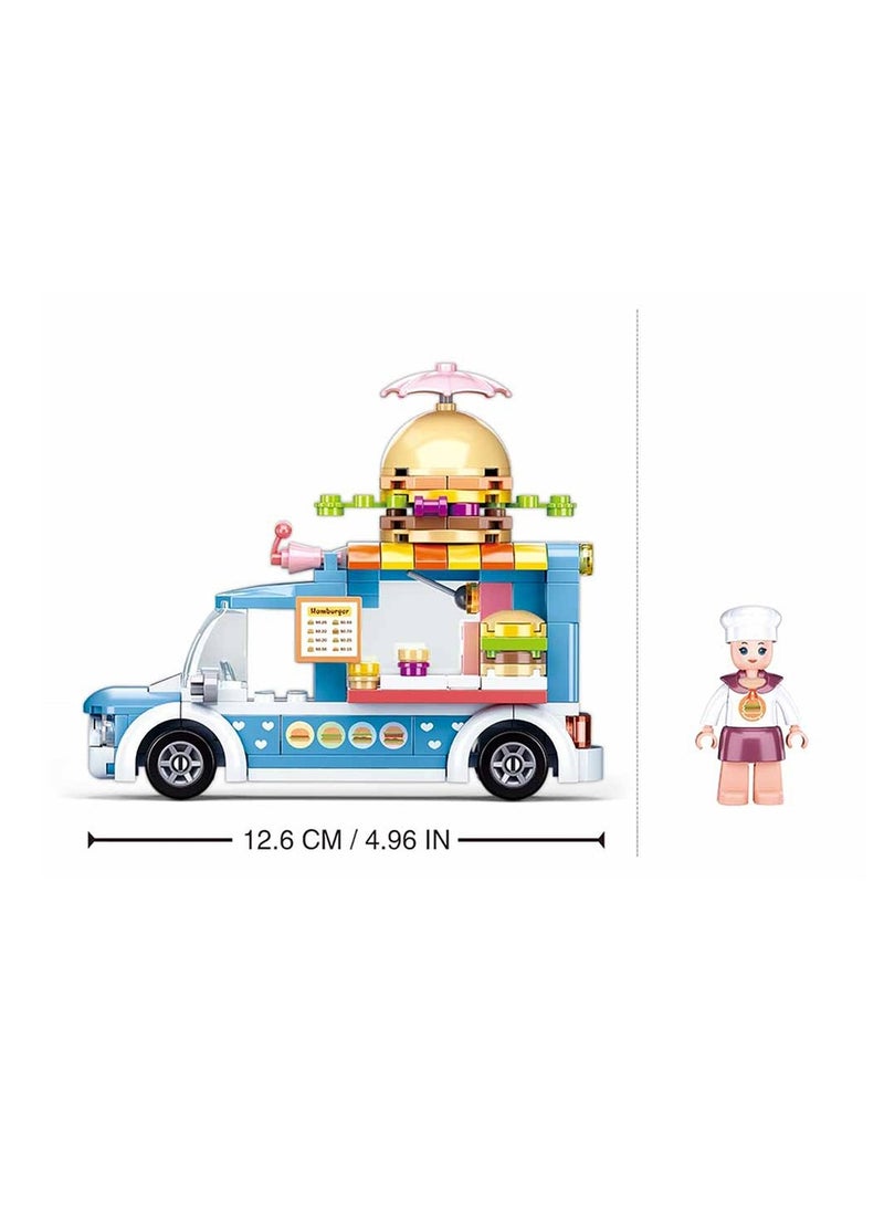 Sluban - Girls Dream Hamburger Car 154 Pieces - M38-B0993B - Image 2
