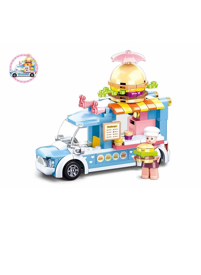 Sluban - Girls Dream Hamburger Car 154 Pieces - M38-B0993B - Image 3