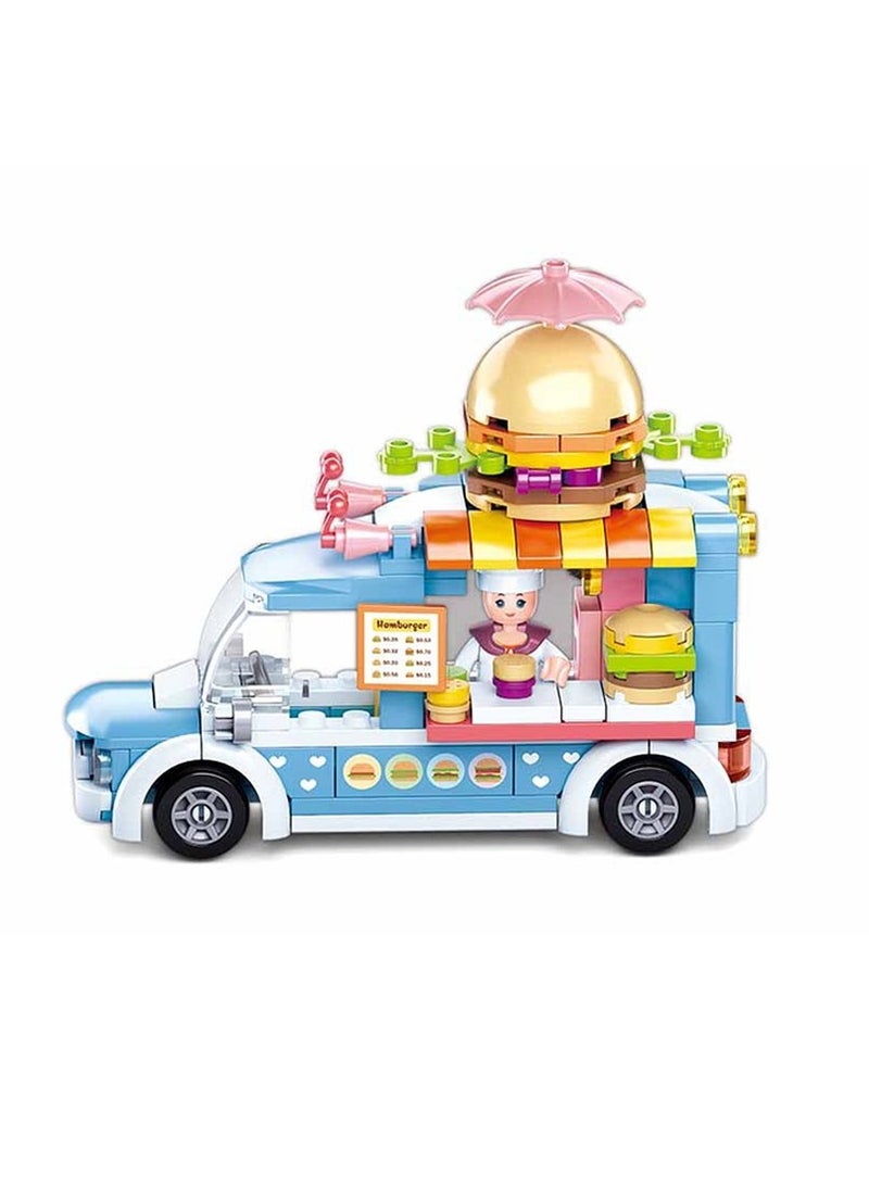 Sluban - Girls Dream Hamburger Car 154 Pieces - M38-B0993B - Image 4