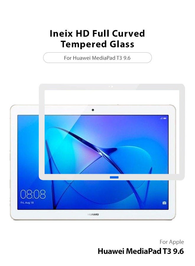 INEIX Full Screen Edge to Edge Screen Protector  For Huawei MediaPad T3 9.6 - White  - Image 1