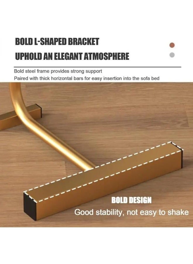 Generic SAFENHAND C-Shaped End Table, C Table for Couch, Coffee End Table, Sofa Snack Side Side Tables, with Metal Frame - Image 5