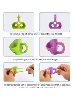 Generic Pencil Grips, Breakthrough Assorted Writing Aid Grip Trainer Posture Correction Finger Grip for Kids Preschoolers Children Adults Special Needs for Lefties or Righties(6PCS)  - Image 2