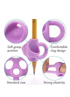 Generic Pencil Grips, Breakthrough Assorted Writing Aid Grip Trainer Posture Correction Finger Grip for Kids Preschoolers Children Adults Special Needs for Lefties or Righties(6PCS)  - Image 4