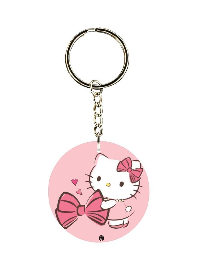 RKN Kitty Designed Dual Sided Keychain