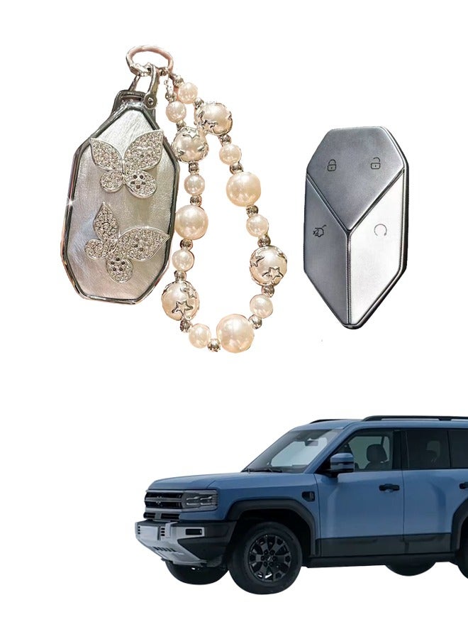 تنطبق على ليوبارد 5 / 8 مفتاح حامي ، 2024-2025 نموذج حامل مفتاح ، سيدة نموذج الراقية مفتاح السيارة حامي - Image 1