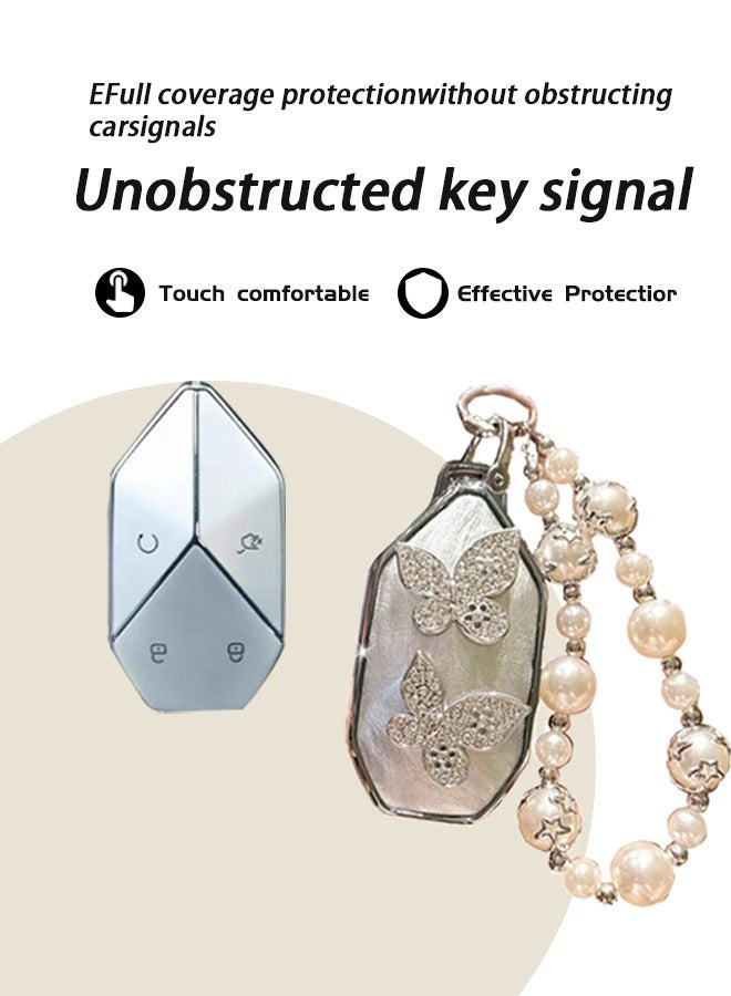 تنطبق على ليوبارد 5 / 8 مفتاح حامي ، 2024-2025 نموذج حامل مفتاح ، سيدة نموذج الراقية مفتاح السيارة حامي - Image 5