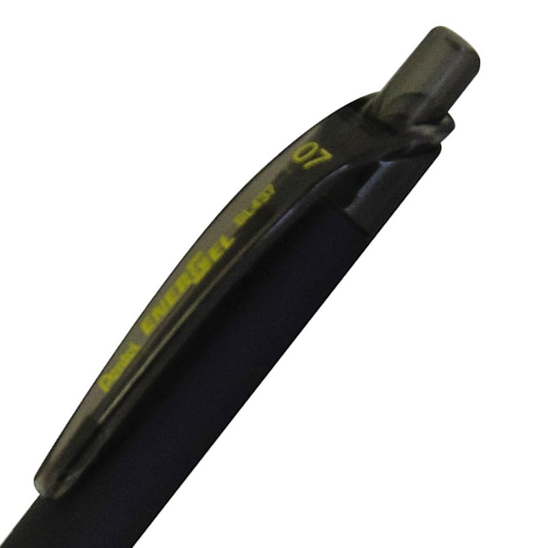 Pentel EnerGel Kuro Liquid Gel Pen, (0.7mm) Medium line, Black Ink, 12 Pack (BL437R1-A) - Image 3