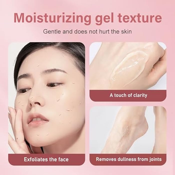 MrCuvaryas Purifying Exfoliating Gel, Purifying Enzymes Exfoliating Gel For Face Deep Cleansing, Face Exfoliator For Gentle Cleansing, Facial Scrub, Body Scrubber, For All Skin Types, Gentle (1PCS) - Image 5