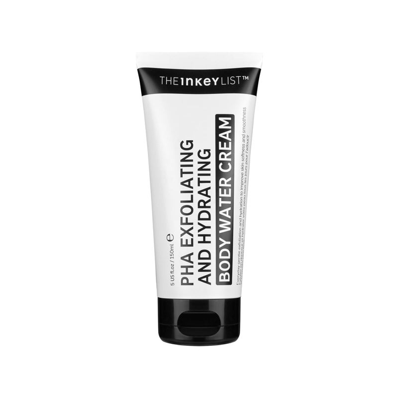 The INKEY List PHA Body Water Cream 5fl oz150ml Ultimate 2in1 Moisturiser For Exfoliation  Hydration For Smoother  Brighter and More Evenlooking Skin Suitable For All Skin Types