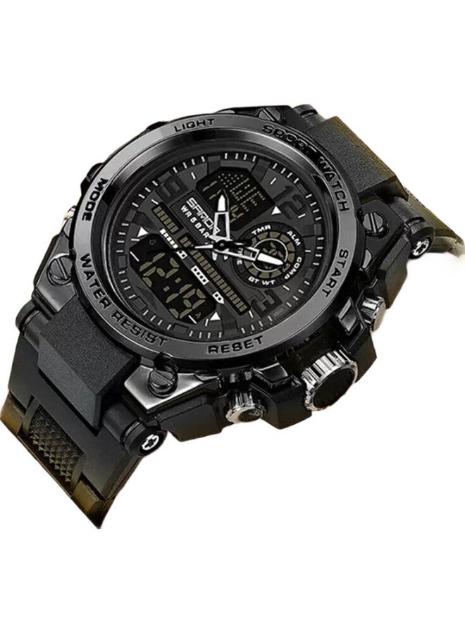 Sanda Electronic Watch For Men, Students, Luminous, Waterproof, For Middle School And High School Students, Sports, Military Enlistment, Soldiers' Watch - Image 3