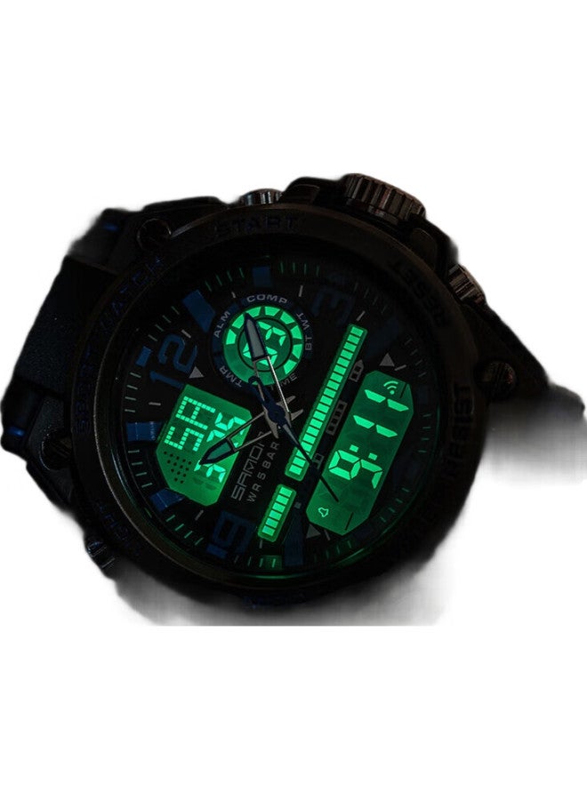 Sanda Electronic Watch For Men, Students, Luminous, Waterproof, For Middle School And High School Students, Sports, Military Enlistment, Soldiers' Watch - Image 1