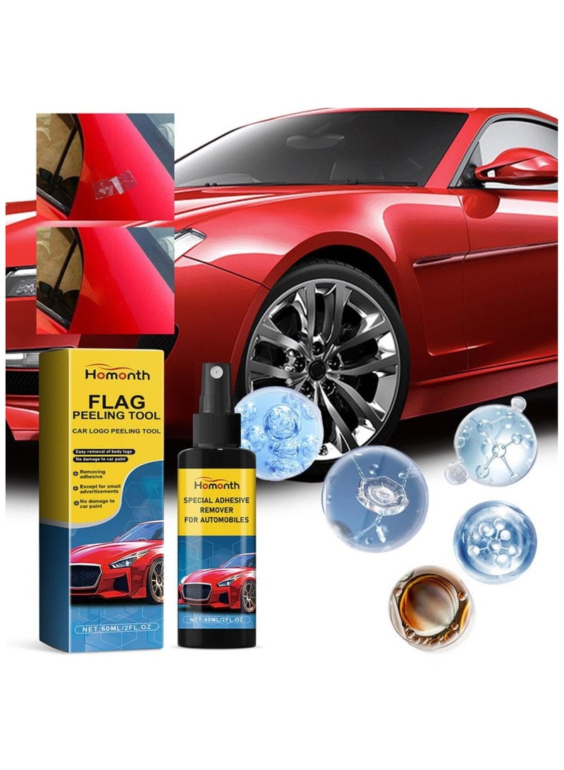 SOLARAE Label & Sticker Remover, Sticker Remover Tool, Car Sticker Remover Spray,  Safely Removes Adhesive Residue on Auto Surfaces, Automotive Adhesive Remover 60ml Sticker Remover Spray for Cars - Image 5