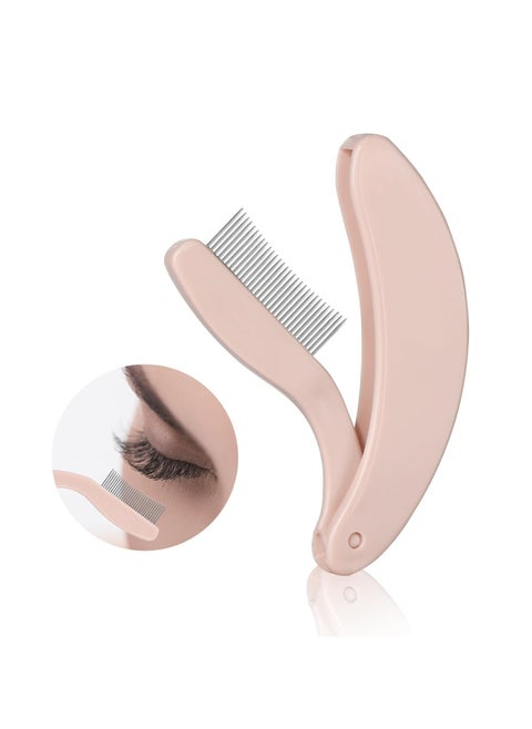 Eyelash Comb Eyelash Separator Tool Eyelash Comb Separator Folding Eyelash Brush Separator Lash Comb for Eyelash Makeup Brush
